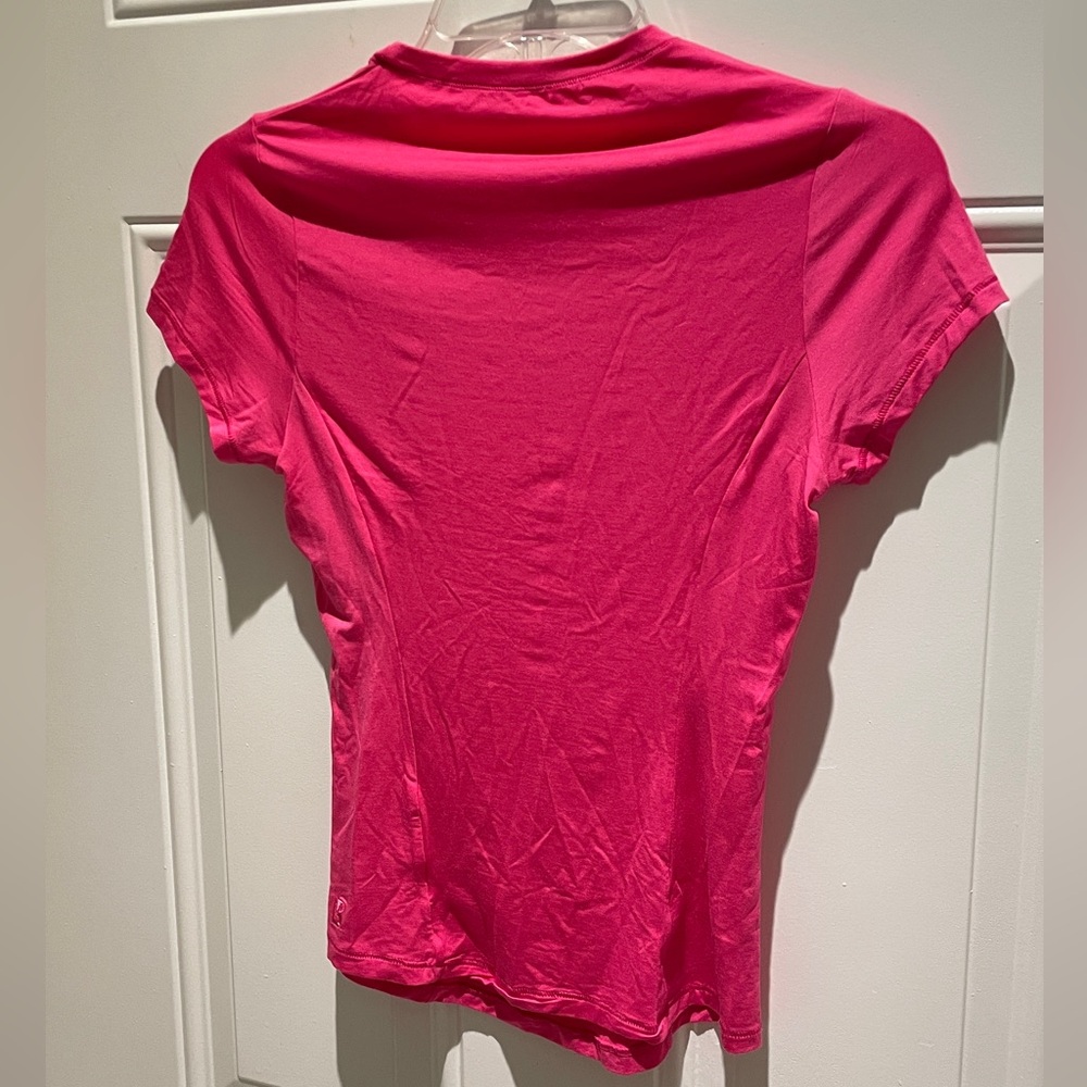 Buffbunny Pink Crush Halo Full Length Tee Short Sleeve Crew Size Medium (Small) - Picture 12 of 14